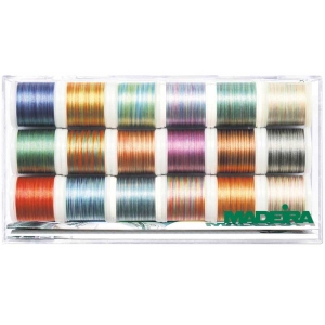 Zestaw nici Madeira Polyneon multicolor 18 x 200m