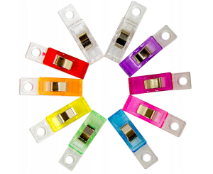 Klips do tkanin 10x37 mm 10 szt. 