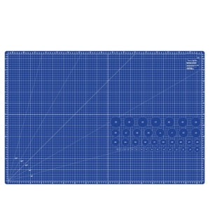 Mata podkładowa TEXI BLUE niebieska 90x60 cm