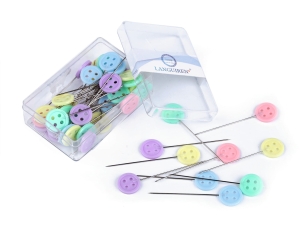 Szpilki ozdobne dł. 45 mm guzik 