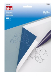 Kalka krawiecka do kopiowania Prym niebieska