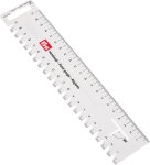 Plastikowa miarka PRYM do szycia i patchworków 21 cm biała