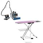 Stół prasowalniczy TEXI CHAMPION SB + wytwornica pary BATTISTELLA VAPORINO