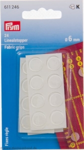 Silikonowe samoprzylepne stopery do linijek Prym 24 szt.