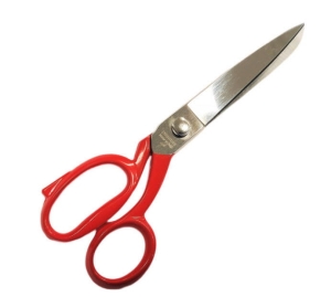 Nożyce PREMAX 7" 18 cm krawieckie z czerwonymi uchwytami 21830700R