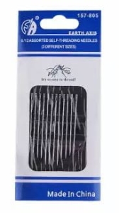 IGŁY SAMONAWLEKAJĄCE DLA NIEDOWIDZĄCYCH 12 SZTUK