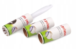 Rolka MINI samoprzylepna do czyszczenia tapicerki ubrań sierści + 2 WKŁADY