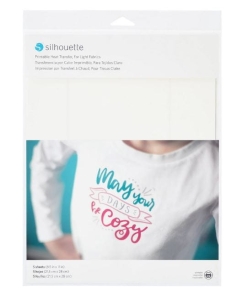 Papier do naprasowanek Silhouette - jasne tkaniny