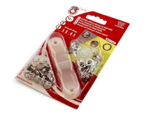 Springi KOH-I-NOOR Ø10mm białe z mini praską kolor biały