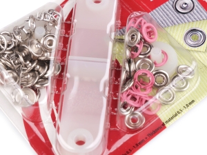 Springi KOH-I-NOOR Ø10mm różowe z mini praską