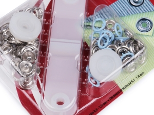 Springi KOH-I-NOOR Ø10mm niebieskie z mini praską