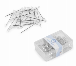 Szpilki nierdzewne ozdobne dł. 38 mm diament 