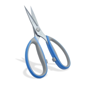Nożyczki JACK 20 cm do ciężkich materiałów niebiesko-szare