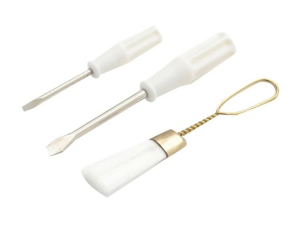 Zestaw konserwacyjny BOHIN – 2 wkrętaki i pędzelek do maszyny do szycia