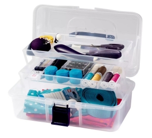 Pudełko na akcesoria krawieckie Prym z przegródkami