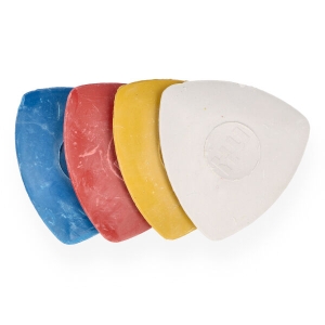 Kreda krawiecka kolorowa trójkątna 10 szt.