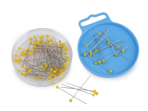 Szpilki ze szklaną główką 38 mm 