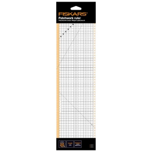 Linijka do patchworku i quiltingu Fiskars 15 x 60 cm