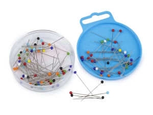 Szpilki ze szklaną główką 31 mm Koh-i-noor mix kolorów