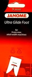 STOPKA TEFLONOWA JANOME 202091000 DO MASZYN Z SZERKOŚCIĄ ŚCIEGU 9 MM