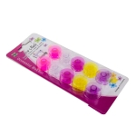  KOMPLET 10 SZPULEK PLASTIKOWYCH SEW MATE
