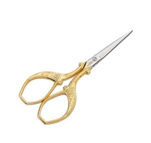 Nożyczki PREMAX 3 1/2" 9cm  do haftu, pozłacane uchwyty 71160312D