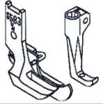 Stopka krawędziowa prawa 1/4" - 6,4 mm stębnówka potrójny transport