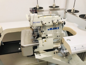 Owerlok JUKI MO 6904J, górny transport