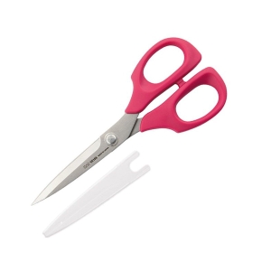 NOŻYCZKI KAI V5165 KRAWIECKIE 16,5 CM DO NITEK Z OSŁONĄ RÓŻOWE