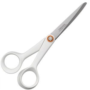  NOŻYCZKI FISKARS 1020413 17CM UNIWERSALNE KRAWIECKIE BIAŁE