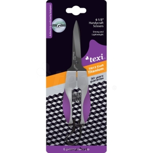 Nożyczki tapicerskie TEXI TITANIUM Ti613 16 cm z tytanowanymi ostrzami