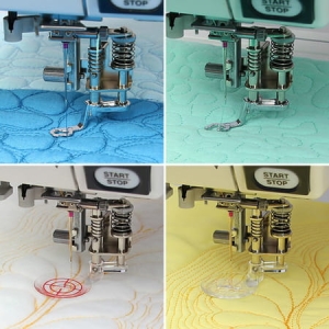 Zestaw stopek do pikowania, haftowania i cerowania Janome 202146001