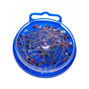 SZPILKI KRAWIECKIE OZDOBNE MIX KOLORÓW DŁUGIE 43 MM