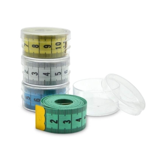 MIARA CENTYMETR KRAWIECKI 150CM W PLASTIKOWYM PUDEŁKU