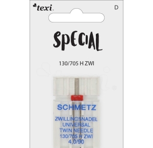 Igła podwójna uniwersalna grubość 90 rozstaw 4,0 mm