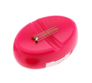 Poduszka magnetyczna do szpilek z szufladką RÓŻOWA