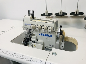 Owerlok JUKI MO 6916R, górny transport