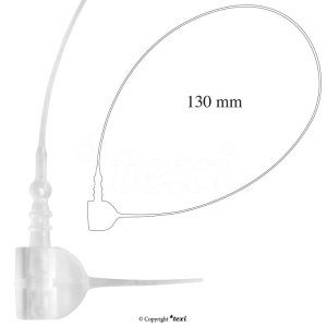 Nitki zabezpieczające do ręcznego etykietowania TEXI 75PP dł. 130 mm neutral