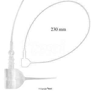 Nitki zabezpieczające do ręcznego etykietowania TEXI 75PP dł. 230 mm neutral