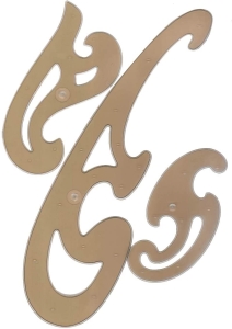 Zestaw krzywików konstruktorskich 3 szt. mały