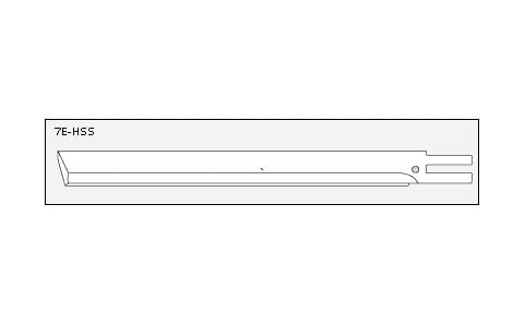 ostrze noża pionowego 7 cali