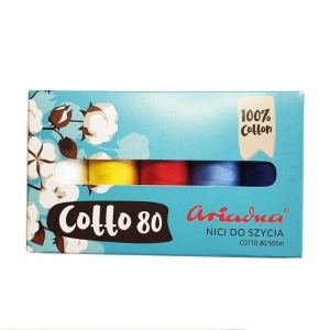 ZESTAW NICI ARIADNA COTTO 80 500M 5 SZT. NIEBO BAWEŁNIANE