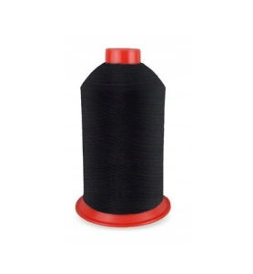 NIĆ ELASTYCZNA LIDO 10 000 M DO OWERLOKA RENDERKI KOLOR CZARNY