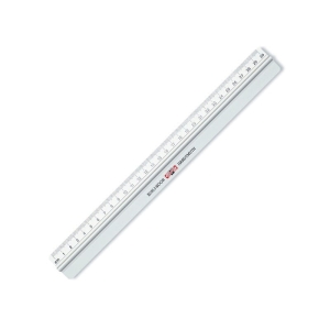 LINIAŁ LINIJKA METALOWA KRAWIECKA Z UCHWYTEM 30 CM szer. 35mm KIN 910103