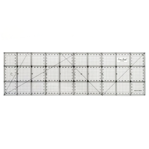 Liniał do patchworku i quiltingu 150x500 mm czarny