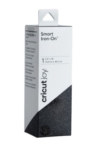 Folia Smart Iron-On Cricut Joy brokatowa czarna