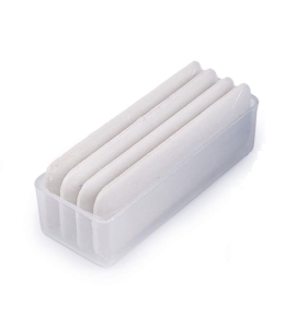 KREDA KRAWIECKA W PUDEŁKU BIAŁA DO WYKROJÓW 4 SZT