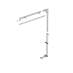 Ramię do podwieszenia żelazka do stołów MP/A, MP/F, MP/FC/A, MP/FC