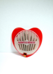 Zestaw igieł do szycia ręcznego karnet Serce